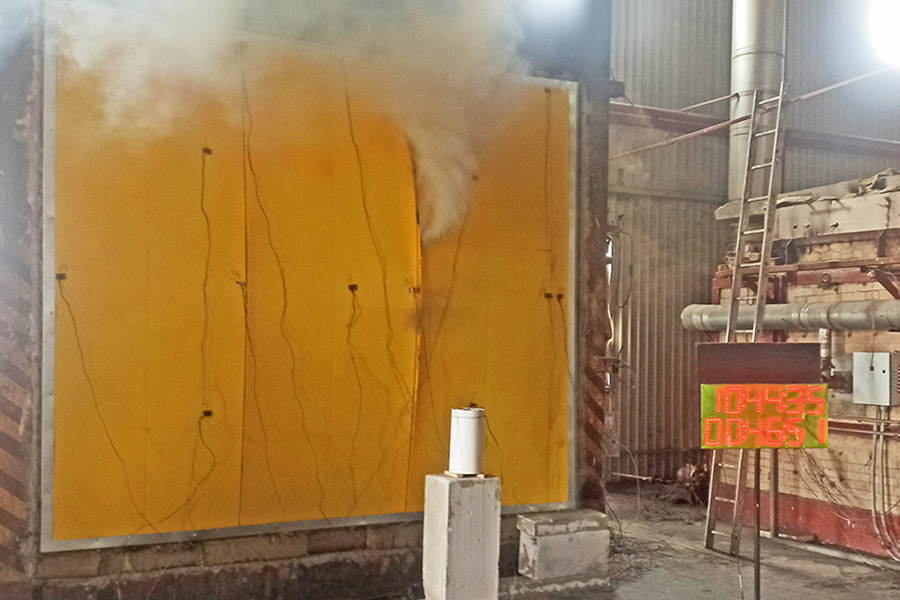 Ruukki is the only 120 mm thick PIR sandwich panel in Ukraine that provides fire resistance EI 45 Ruukki is the only 120 mm thick PIR sandwich panel in Ukraine that provides fire resistance EI 45